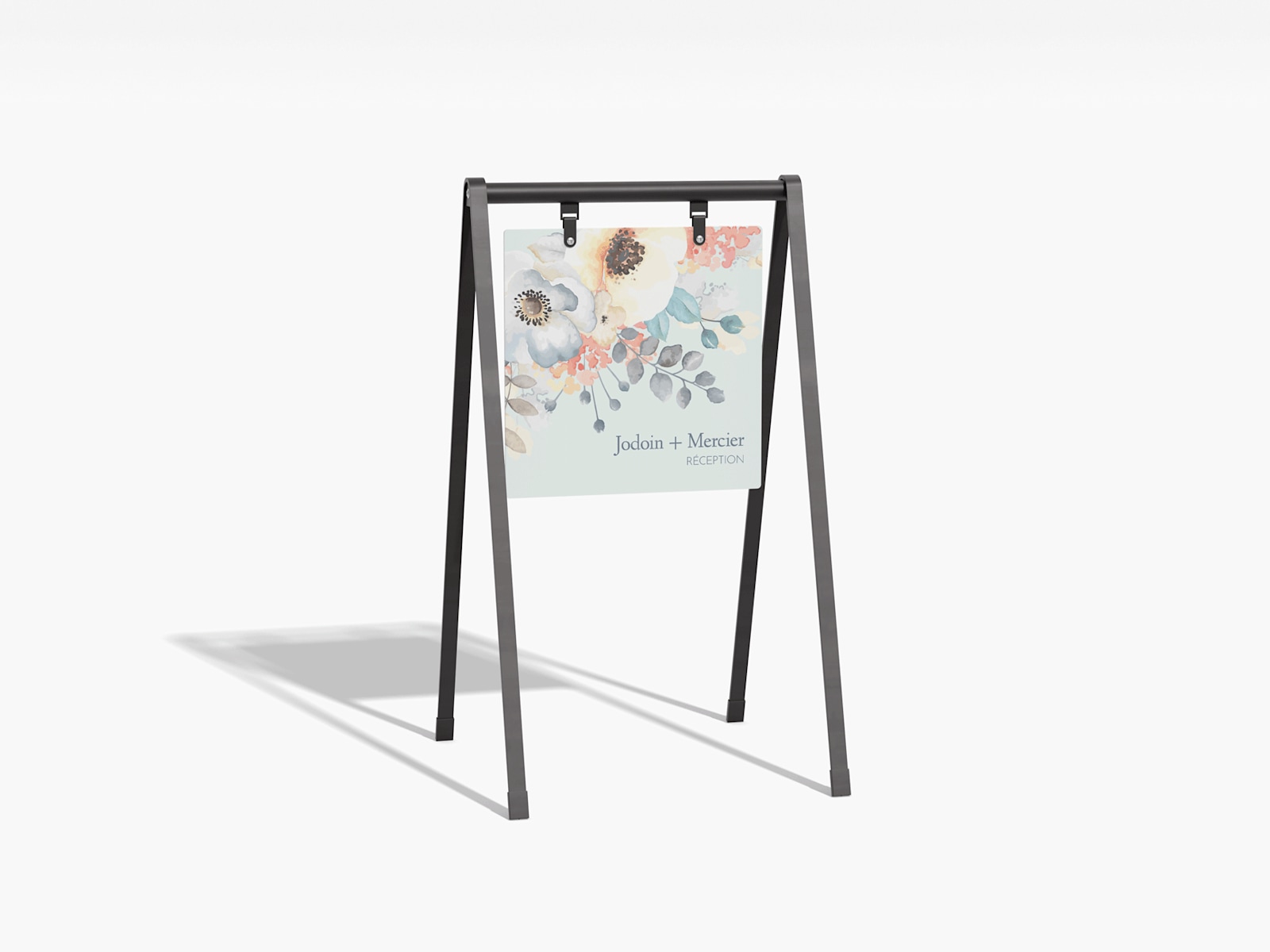 Enseigne vintage de crêperie en métal - Opto_mobilier