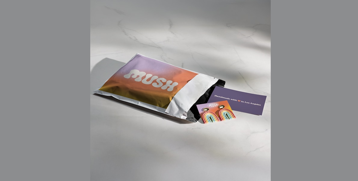 Lot De 100 Sacs D'expédition 10x13 Pouces - Design Rose Argent étoile, Polyéthylène, Auto-adhésif