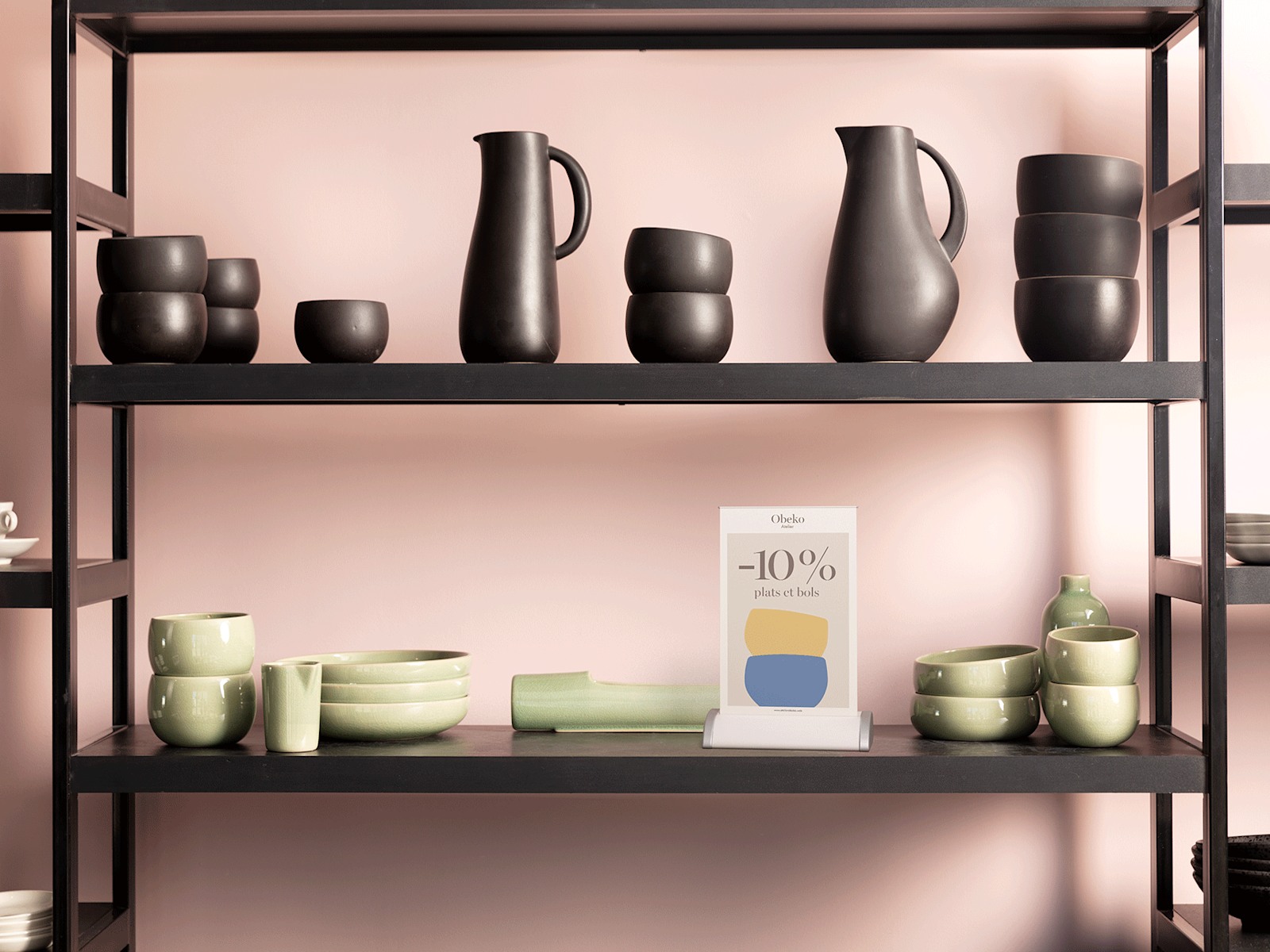banderoles de comptoir rétractables pour restaurants