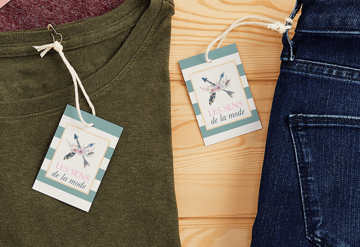 T shirt etiquette personnalisée hotsell