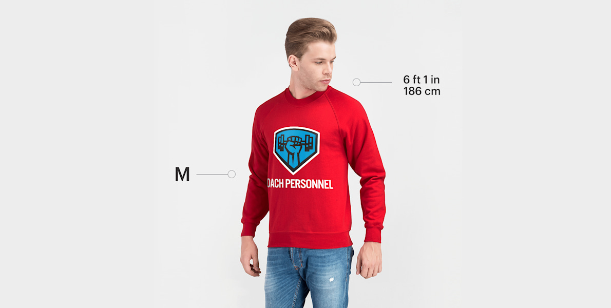 Sweat fruit of the loom personnalisé best sale