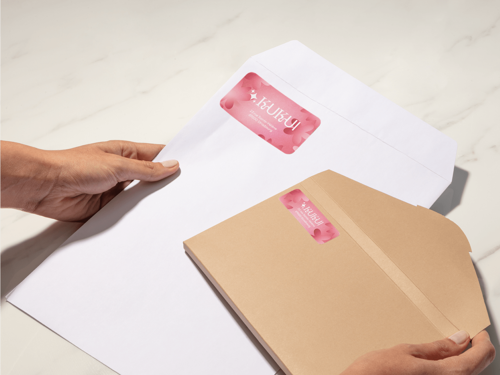 100 étiquettes D'adresse Autocollantes Personnalisables - Dimensions 1,9 X 5,8 Cm, Pour Enveloppes, Cadeaux, Mariage