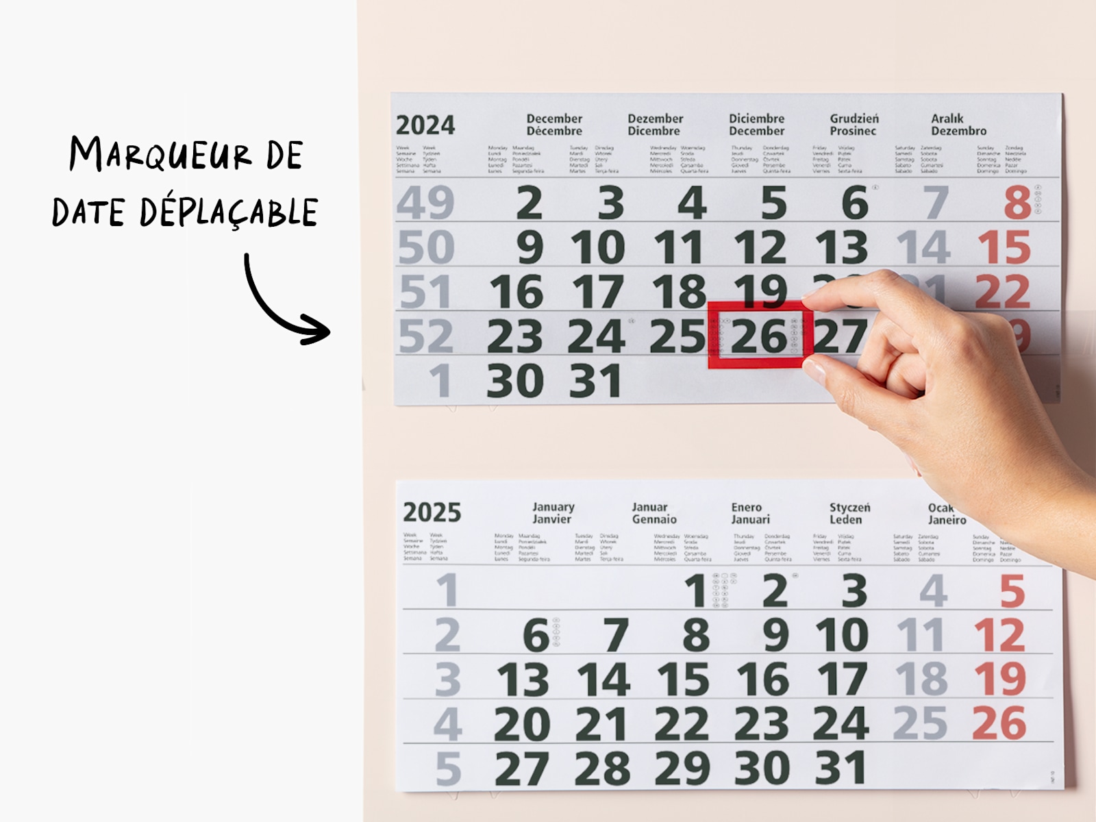 Calendriers pour entreprises 2