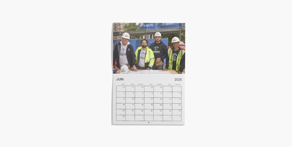 Calendriers muraux agrafés 4