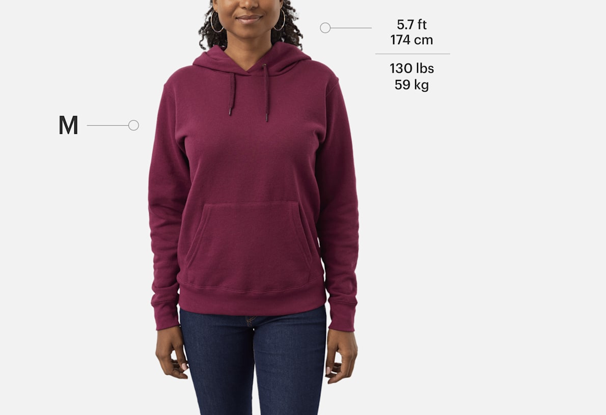 Fruit of the Loom - Felpa con Cappuccio - Donna (S) (Blu Scuro