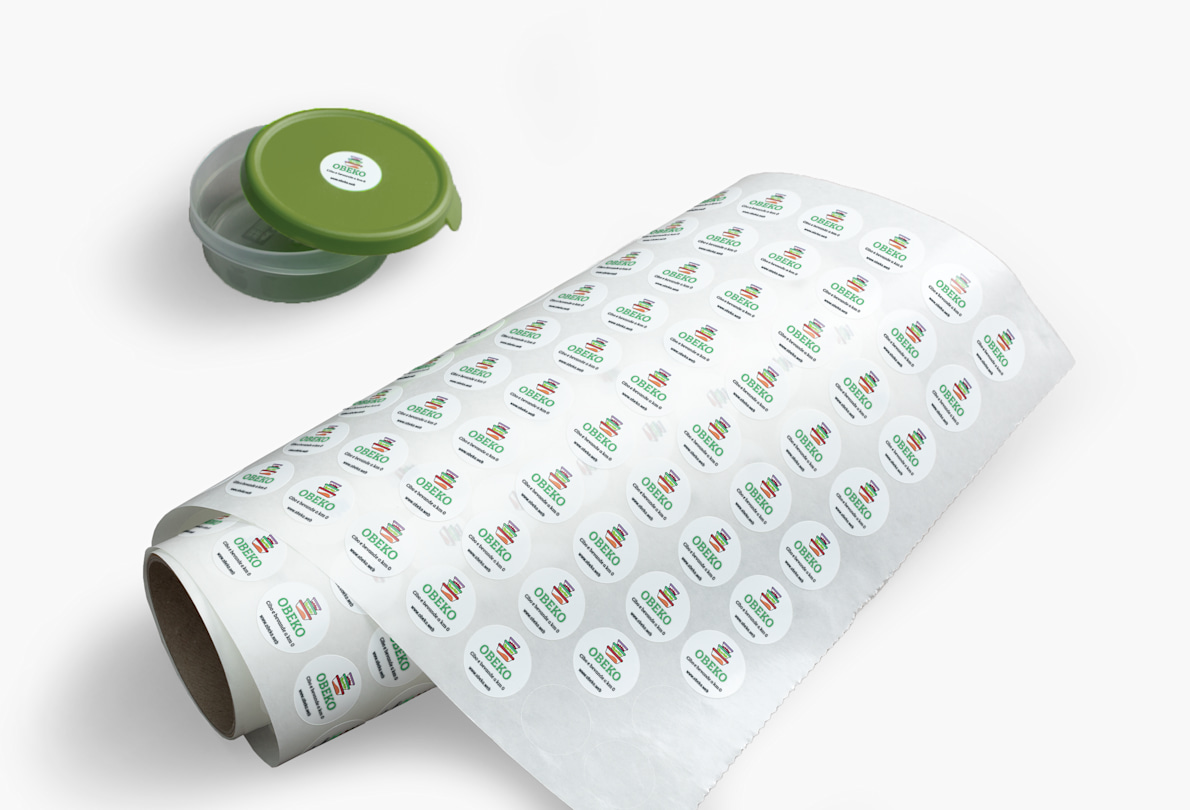 Etichette Laser Impermeabili In Plastica Rotonda Poly Matt White – Per Stampanti Laser, Uso Domestico