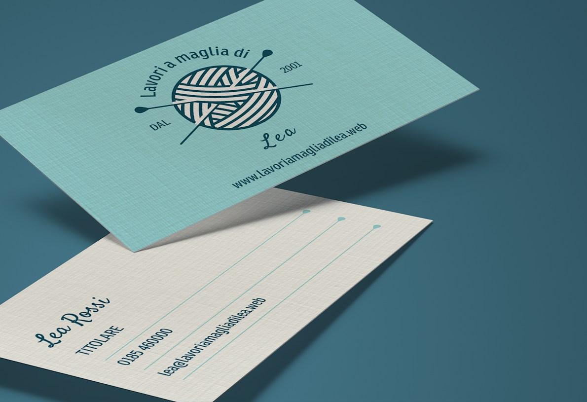 Biglietti da visita personalizzati effetto lino Vistaprint