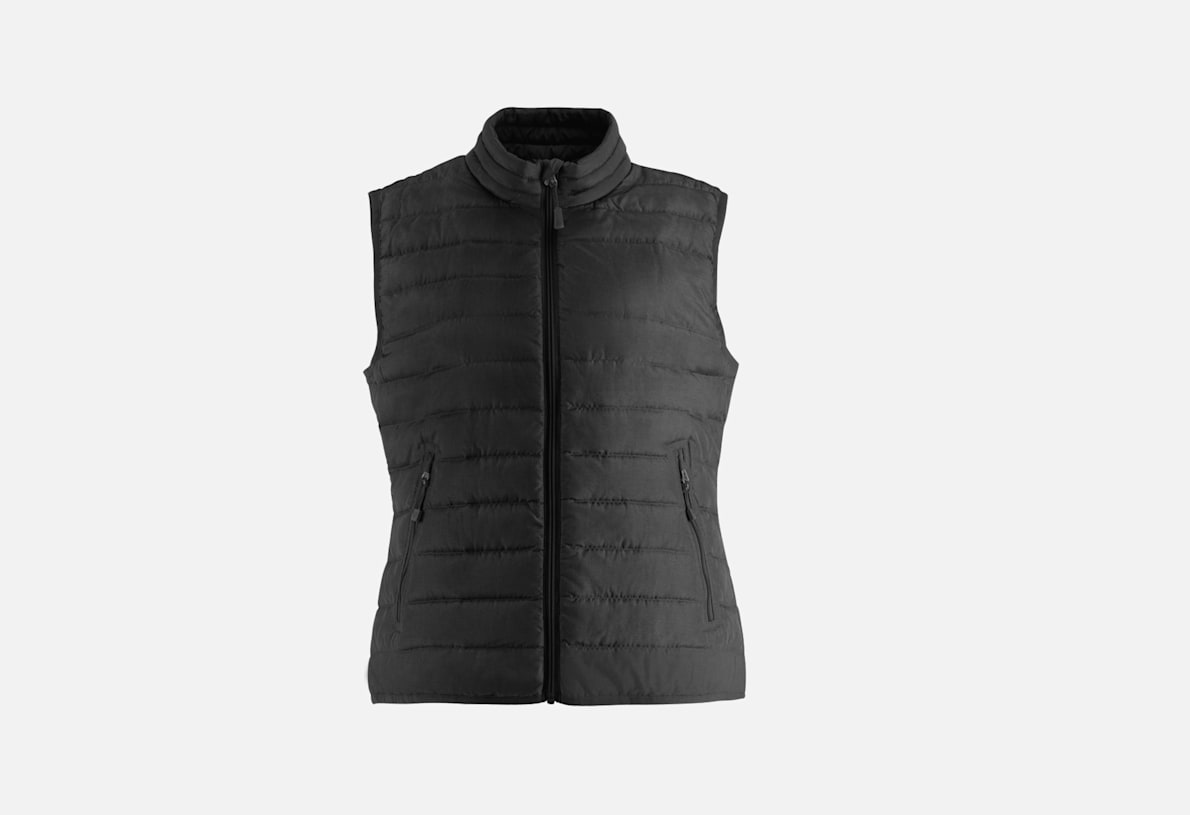 Piumino smanicato da donna personalizzato VistaPrint