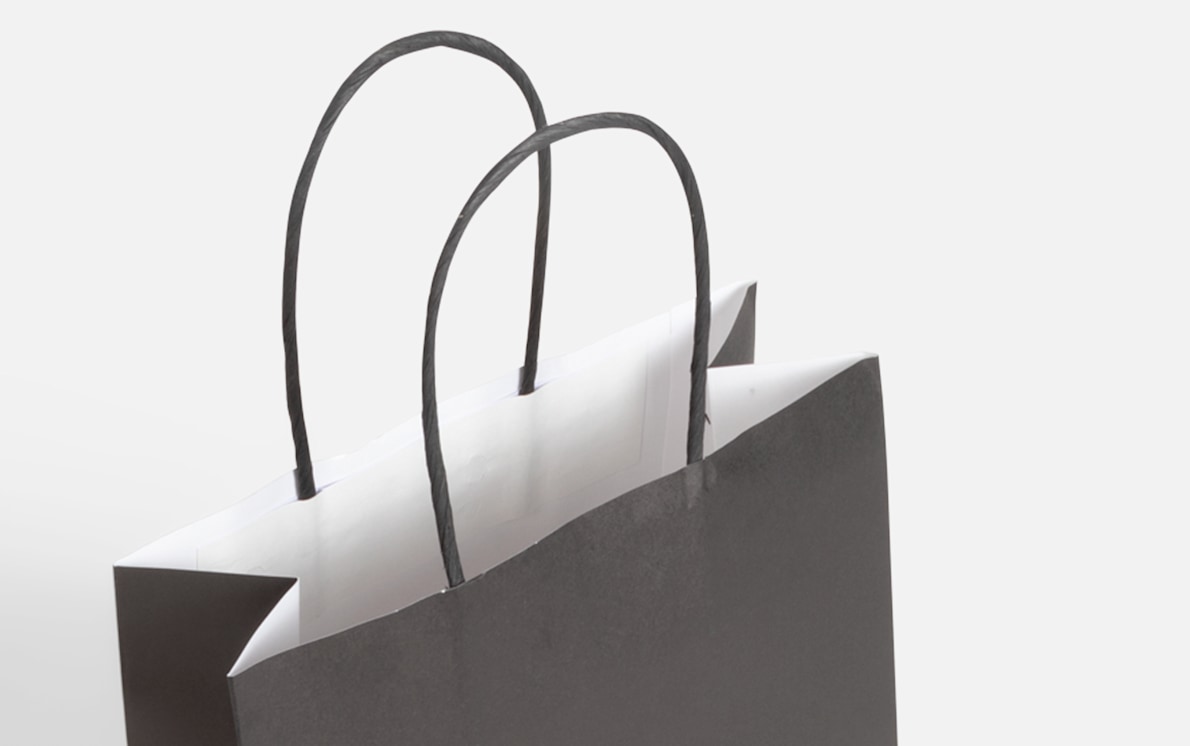 GOYADA 20 Pezzi Sacchetti Regalo Nero 27 x 10 x 21 cm, Sacchetti Regalo di Carta con Manici, Sacchetto Regalo Grande per Natale, Compleanno, Matrimonio, Festa Shopping