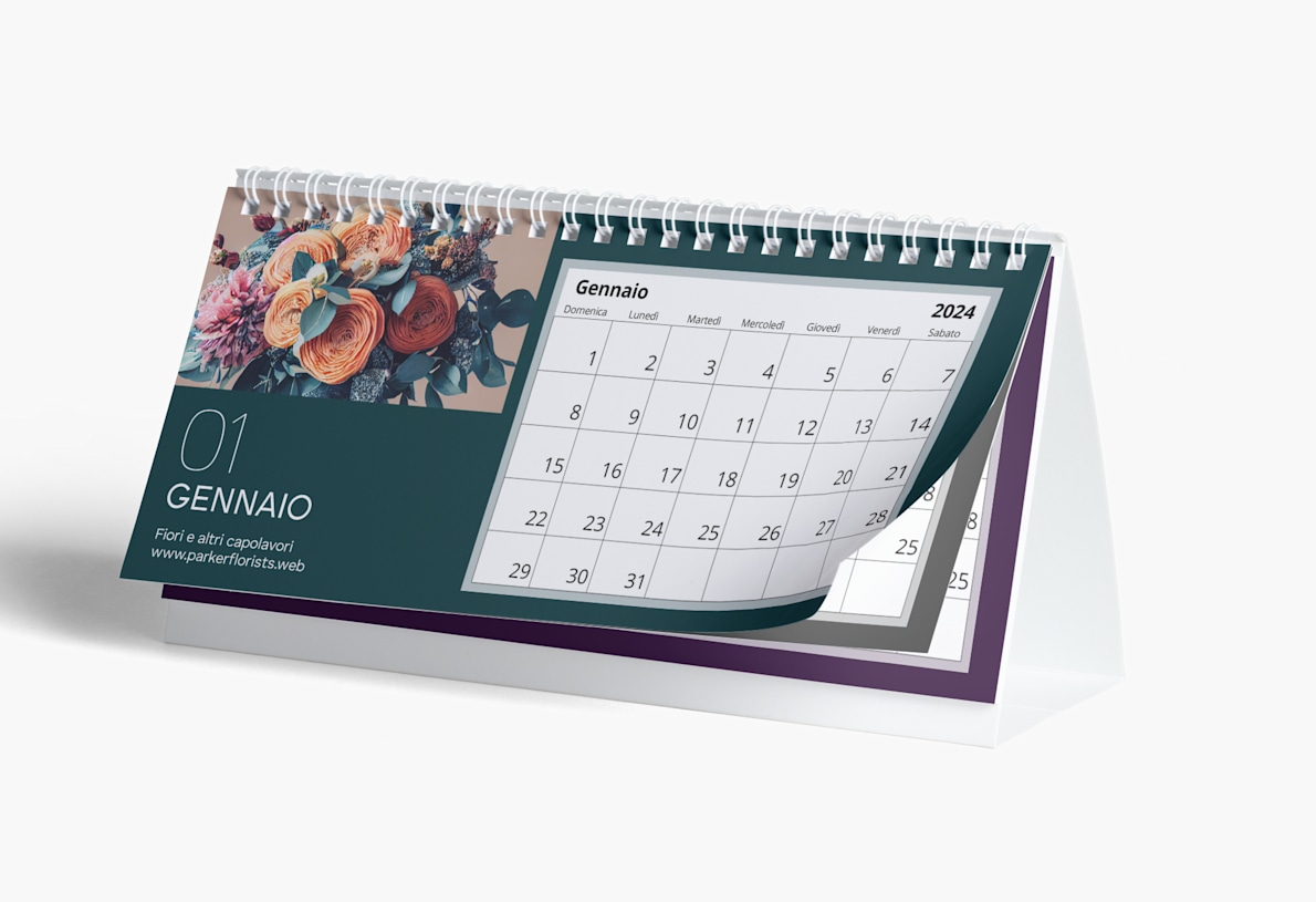 Calendari da Tavolo Personalizzati 2024 VistaPrint