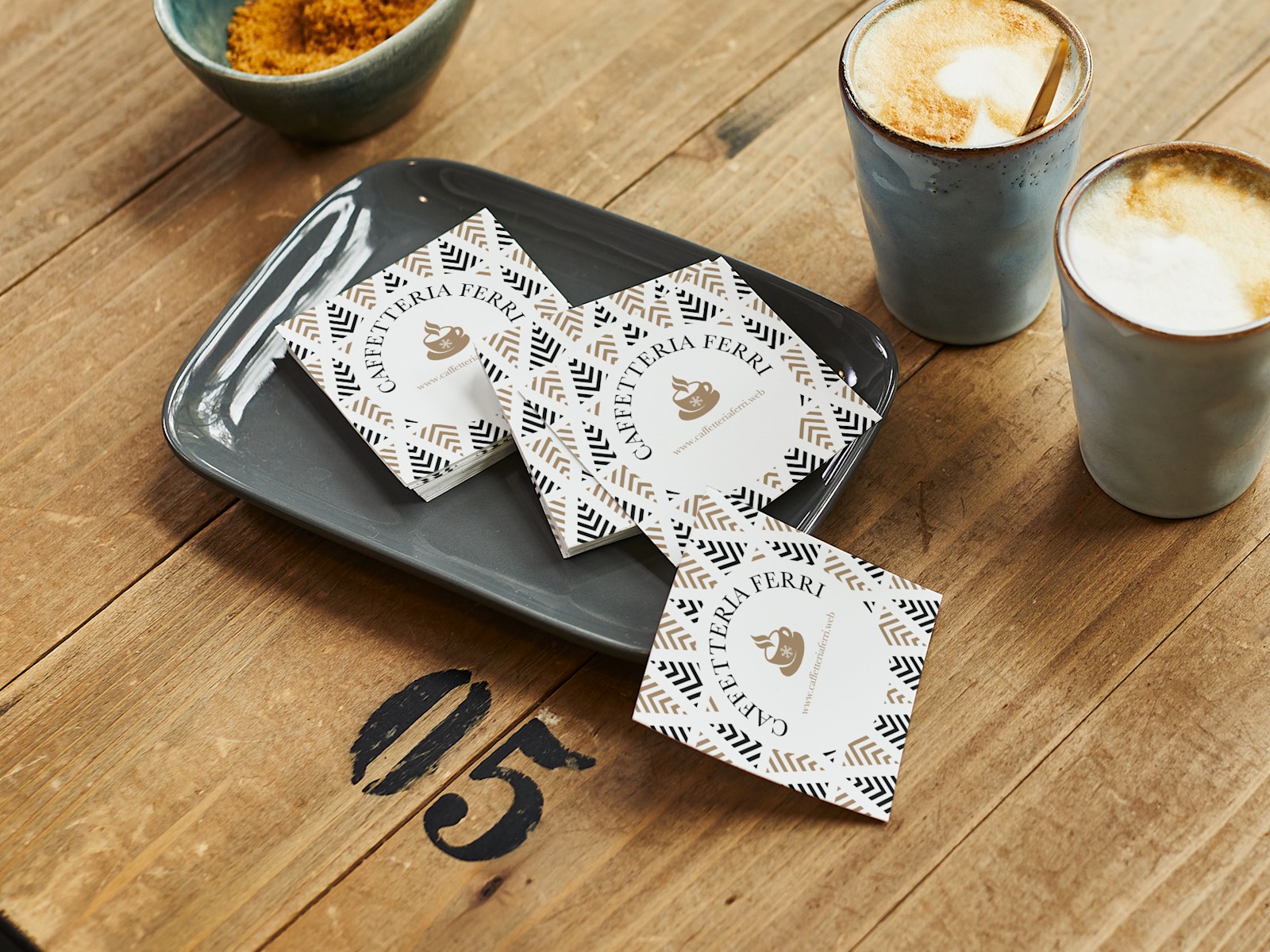 Adesivi di ringraziamento kraft - Quadrati, Confezione da 16 | MUJI