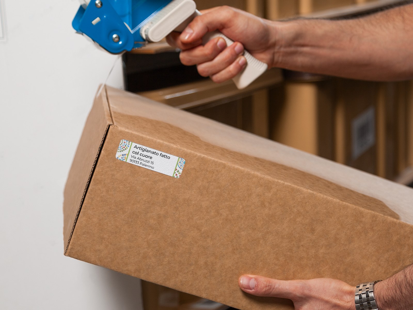 R Pubblicità - 100 Tag Adesivi Personalizzati Per Cresia, Con Noe E - Foto 13