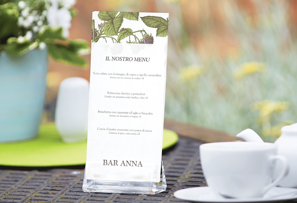 Stampa menu ristoranti e progettazione menu | Vistaprint