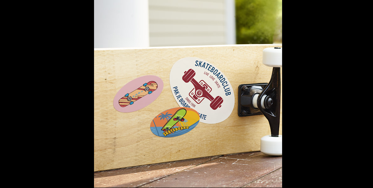 Bedrukte ovale stickers en etiketten | VistaPrint