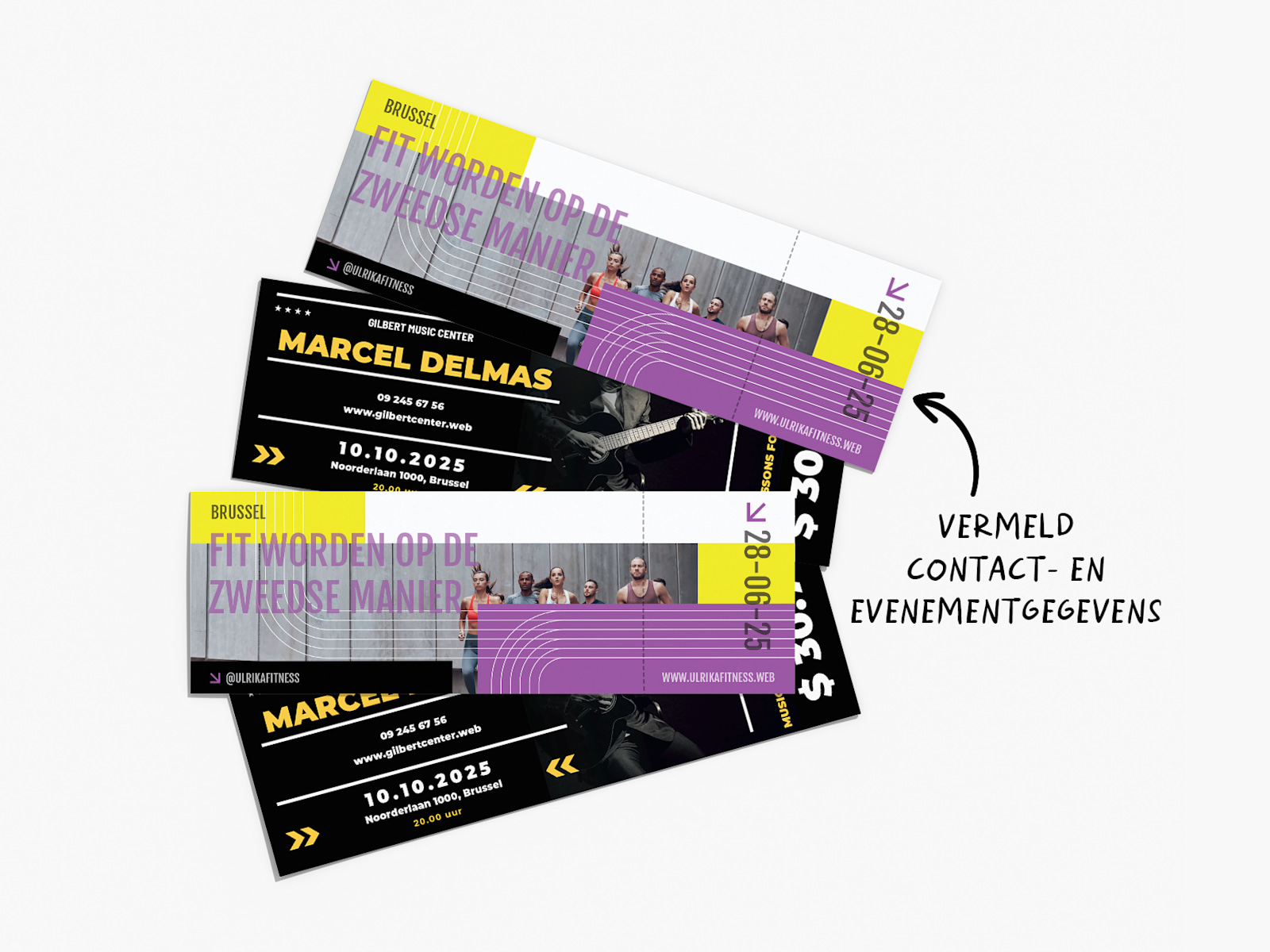 Bedrukte tickets 5