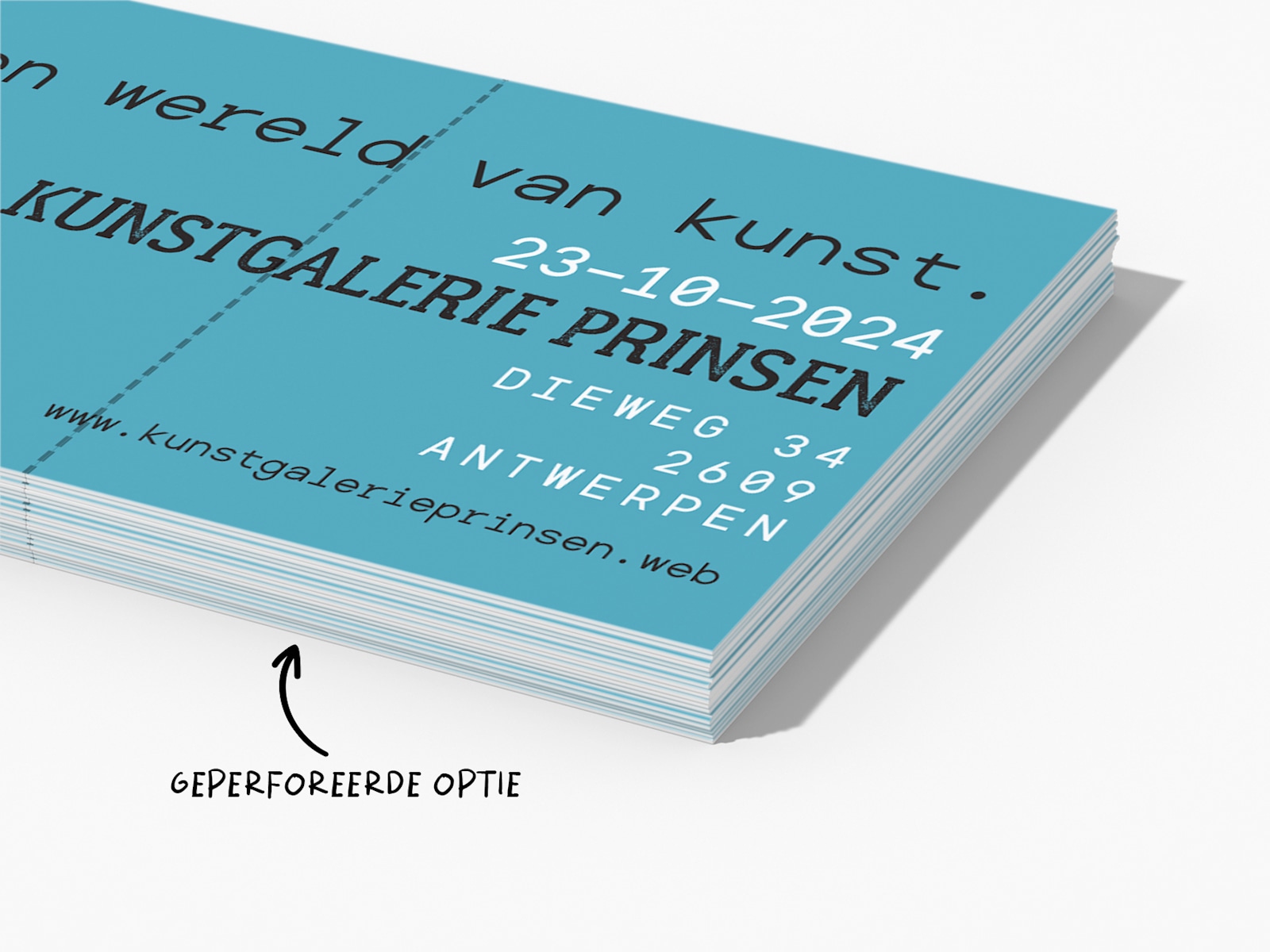 Bedrukte tickets 4
