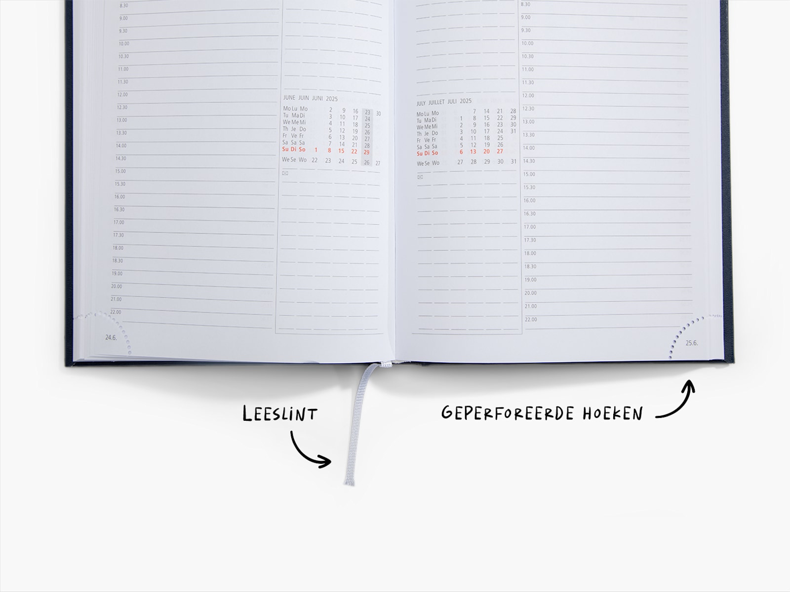 Hardcover agenda 6