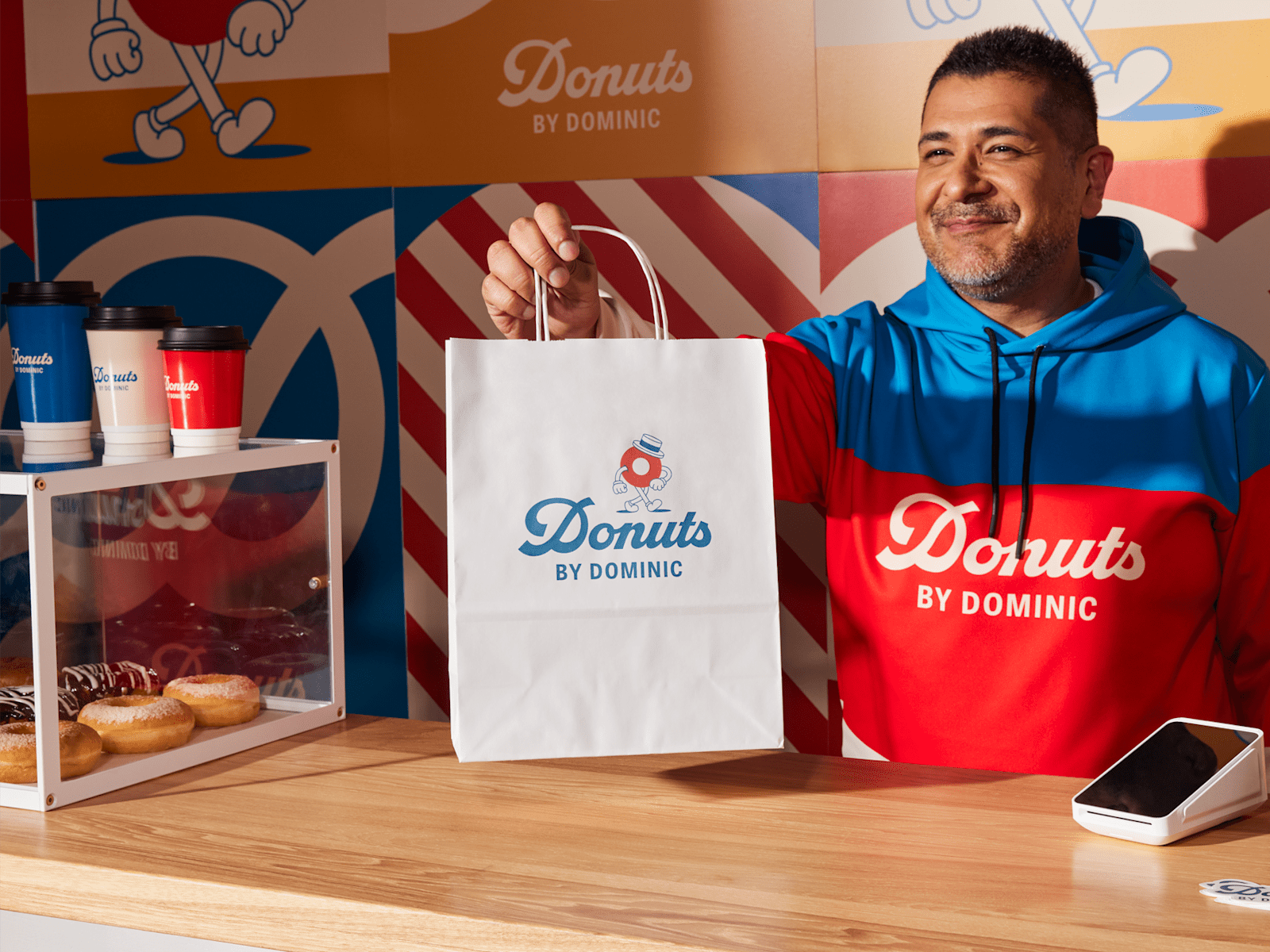 
Bedrukte papieren draagtas met logo
