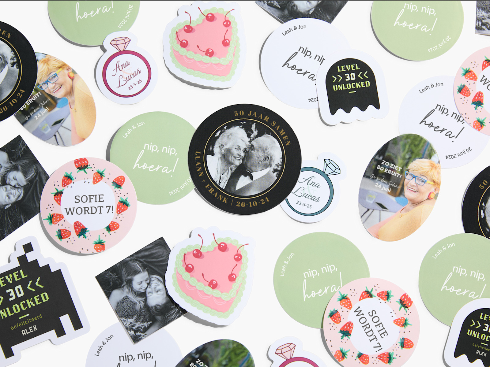 Feeststickers 2