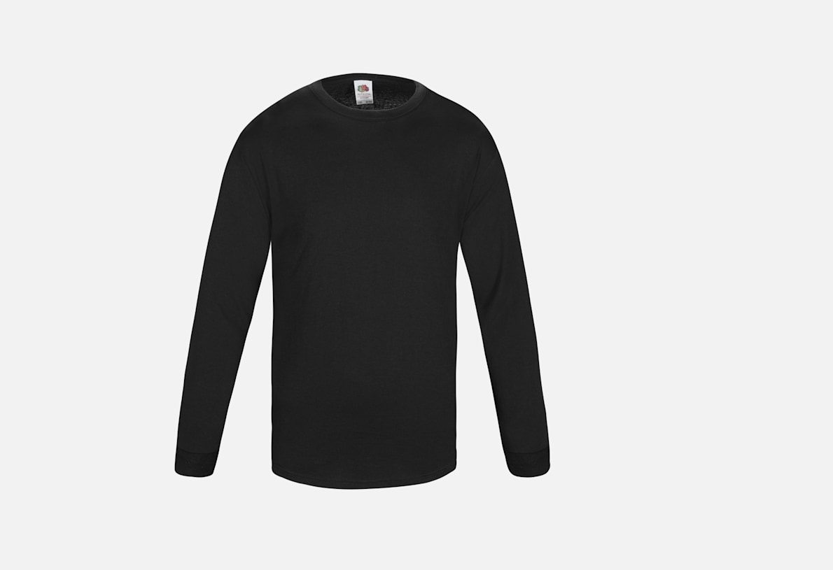 Standaard kinder T shirt met lange mouwen bedrukken VistaPrint