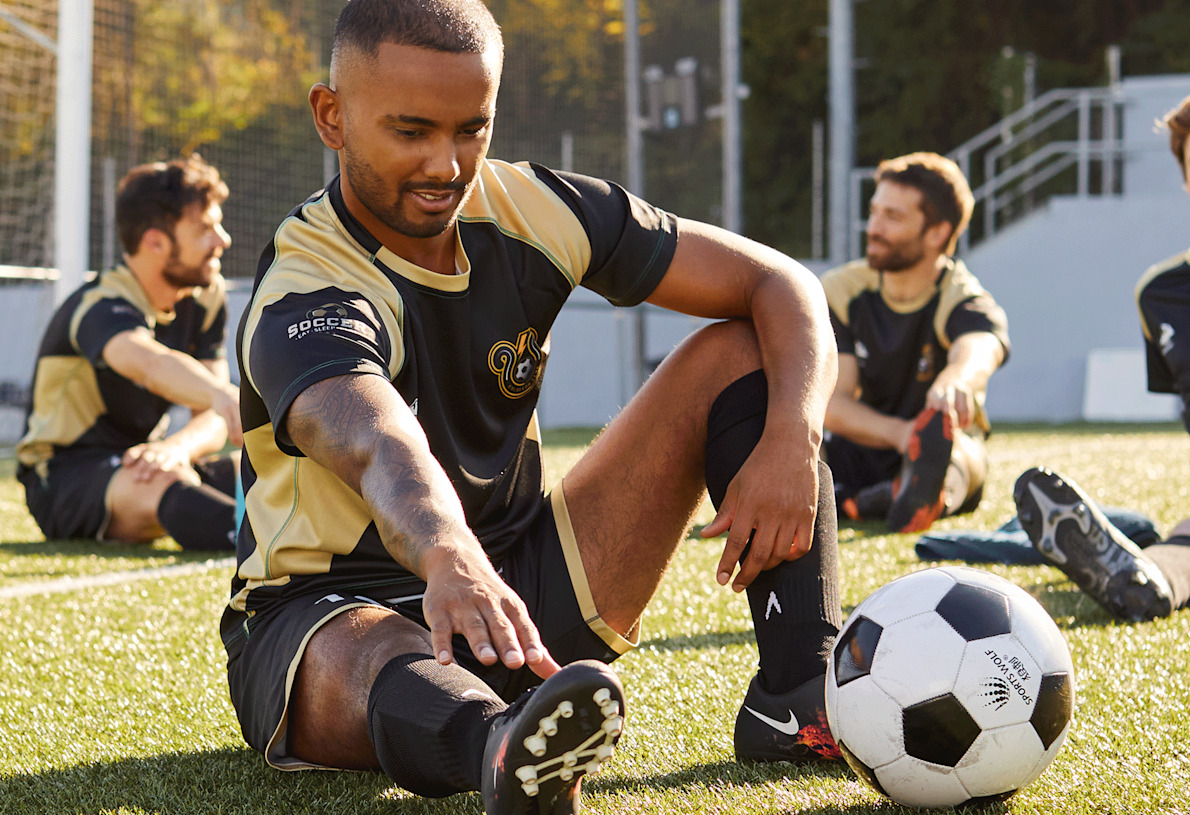 Voetbaltenue maken store
