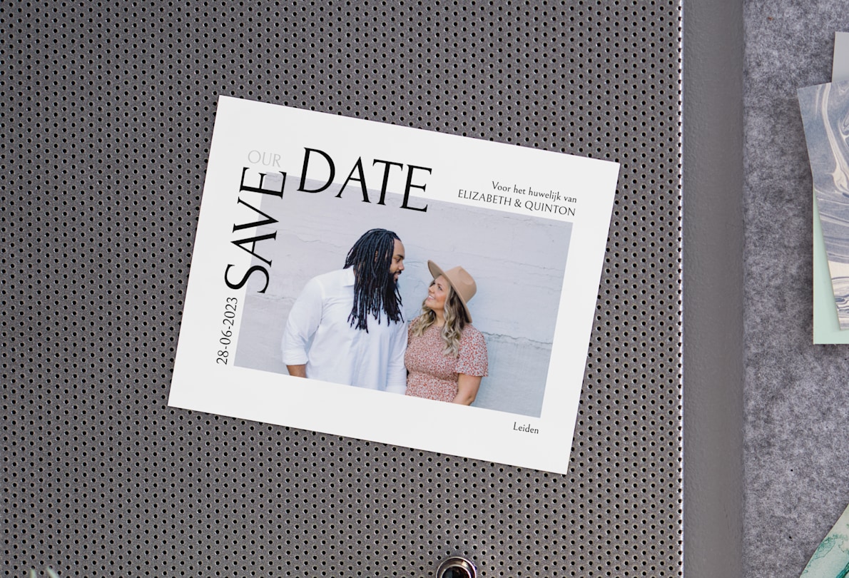 Save-the-date magneten 2