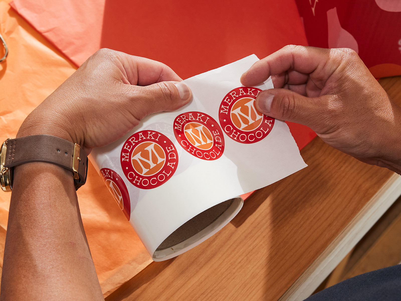 Roll of stickers deals
