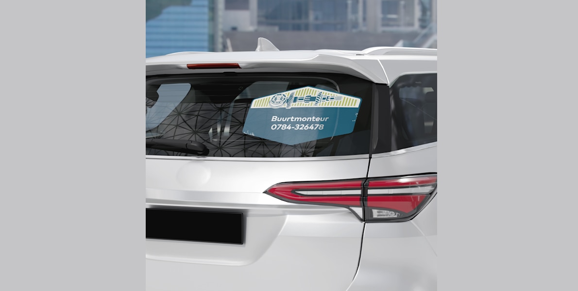 Bedrukte autoruitstickers | VistaPrint
