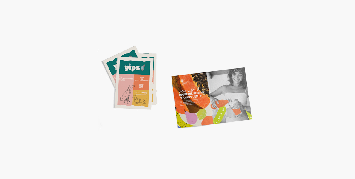Folders en flyers drukken