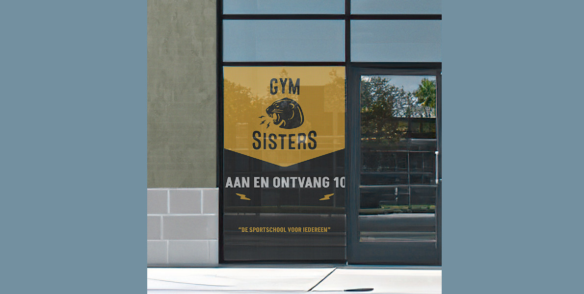 Raamstickers - Geperforeerd 2