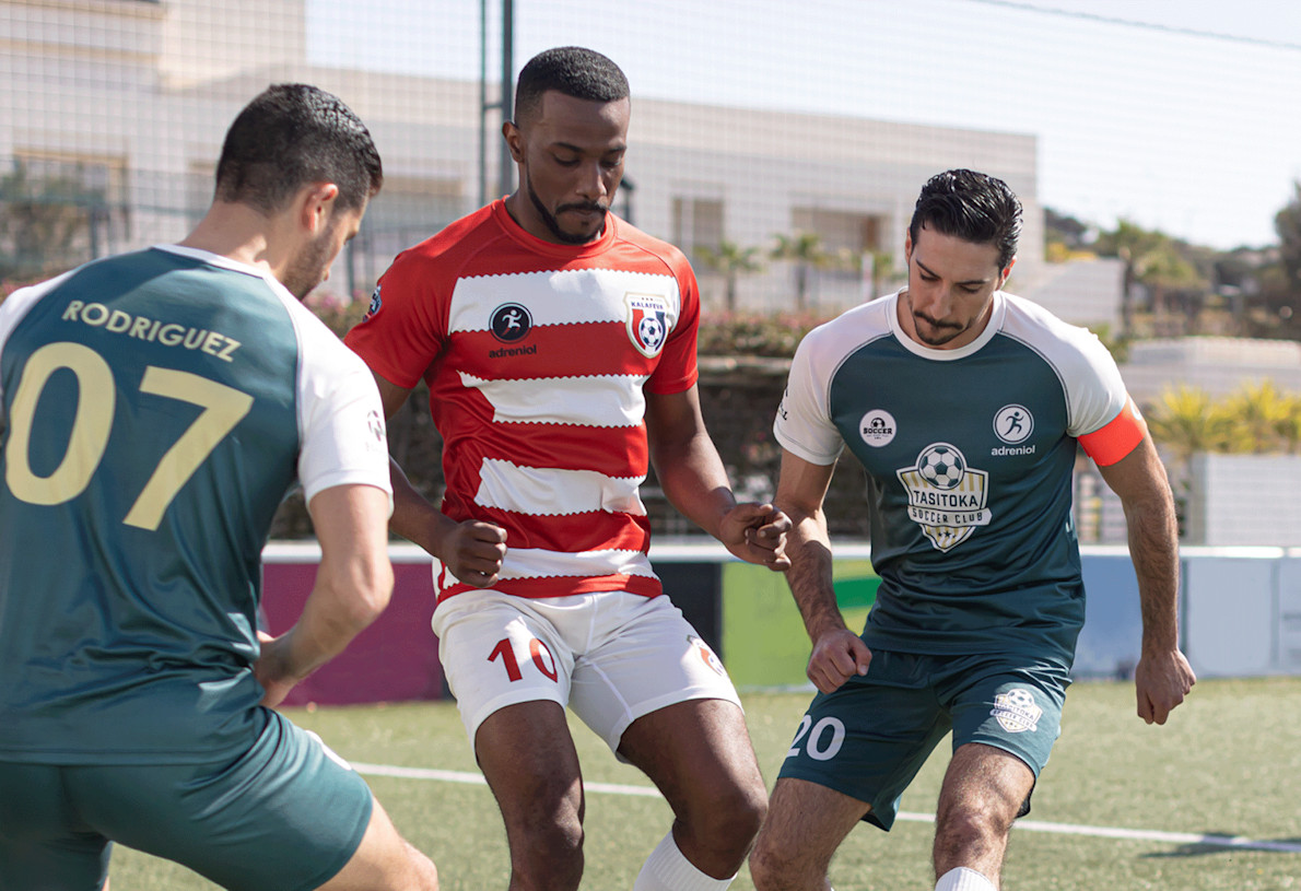 Camisola de futebol masculino 4