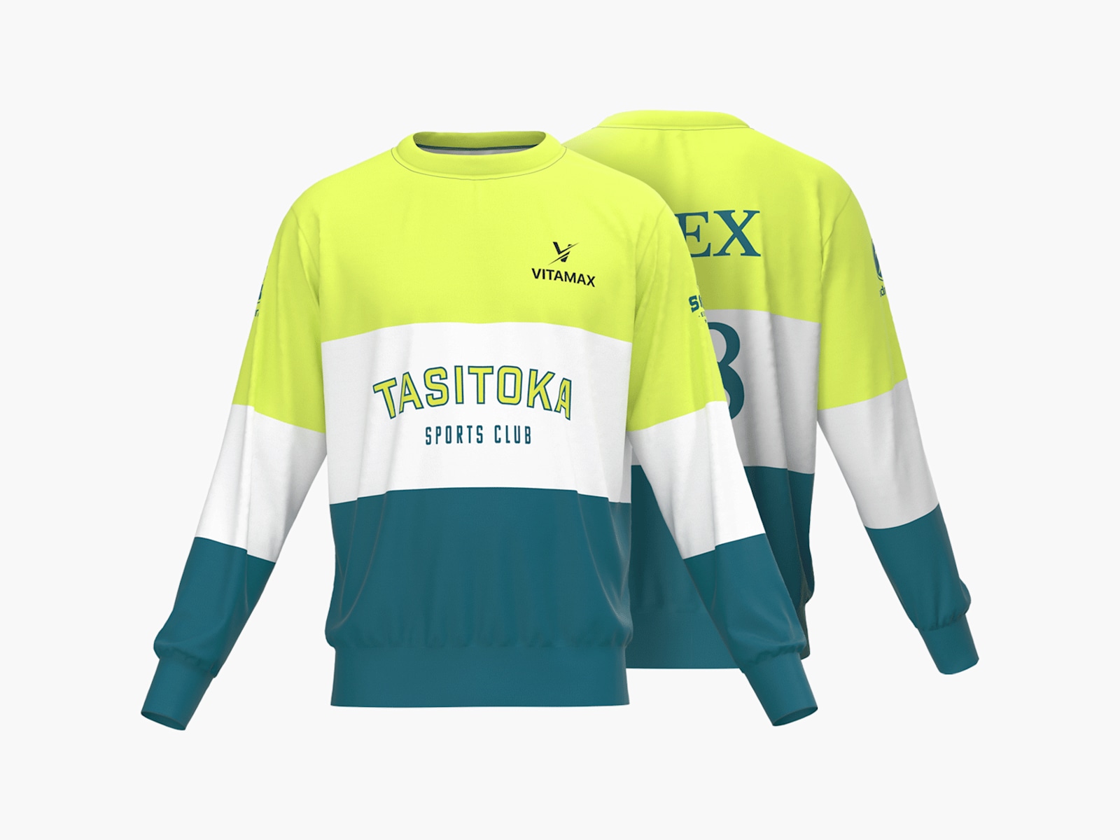 Sweatshirt com gola redonda totalmente personalizável 4