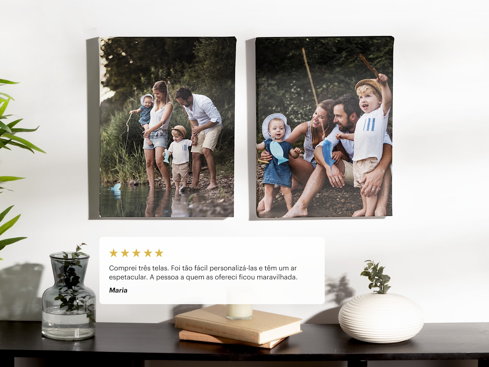 Telas personalizadas, impressões em tela com fotos | VistaPrint.pt