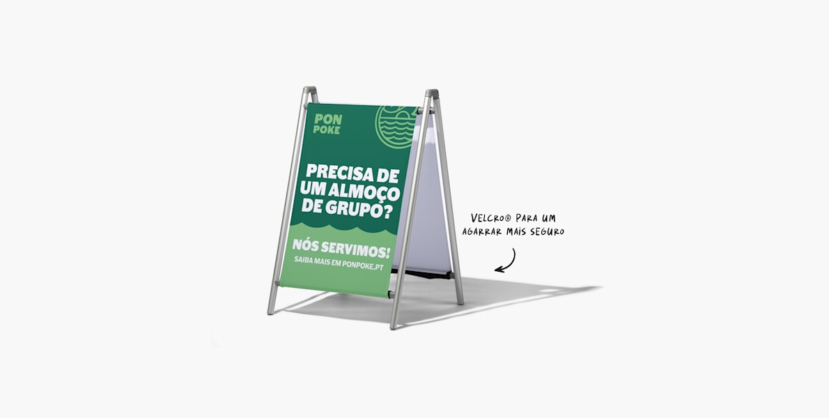 Cavaletes em tecido para interiores 2