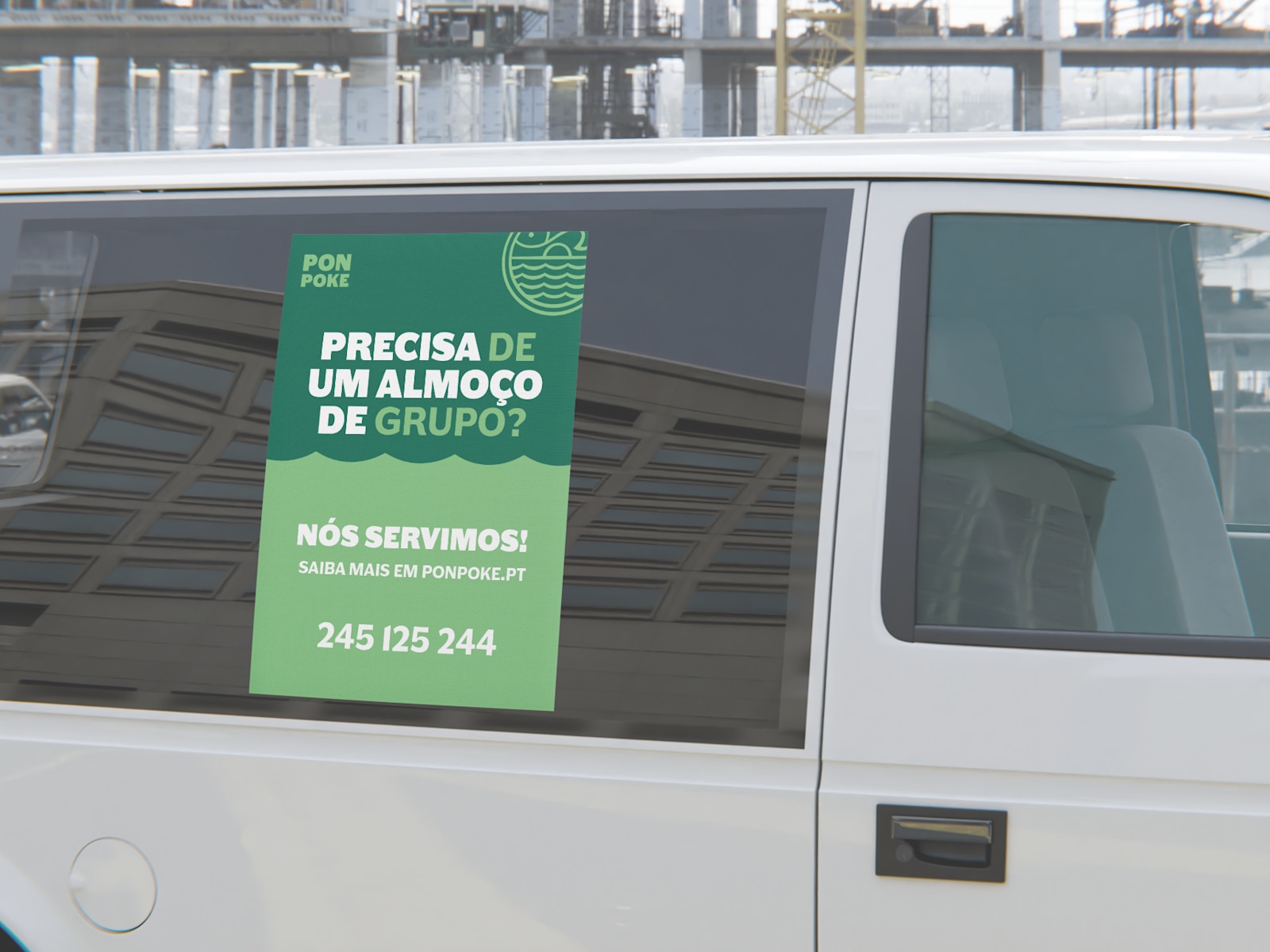 Autocolantes de vinil microperfurado para vidros de carros 3