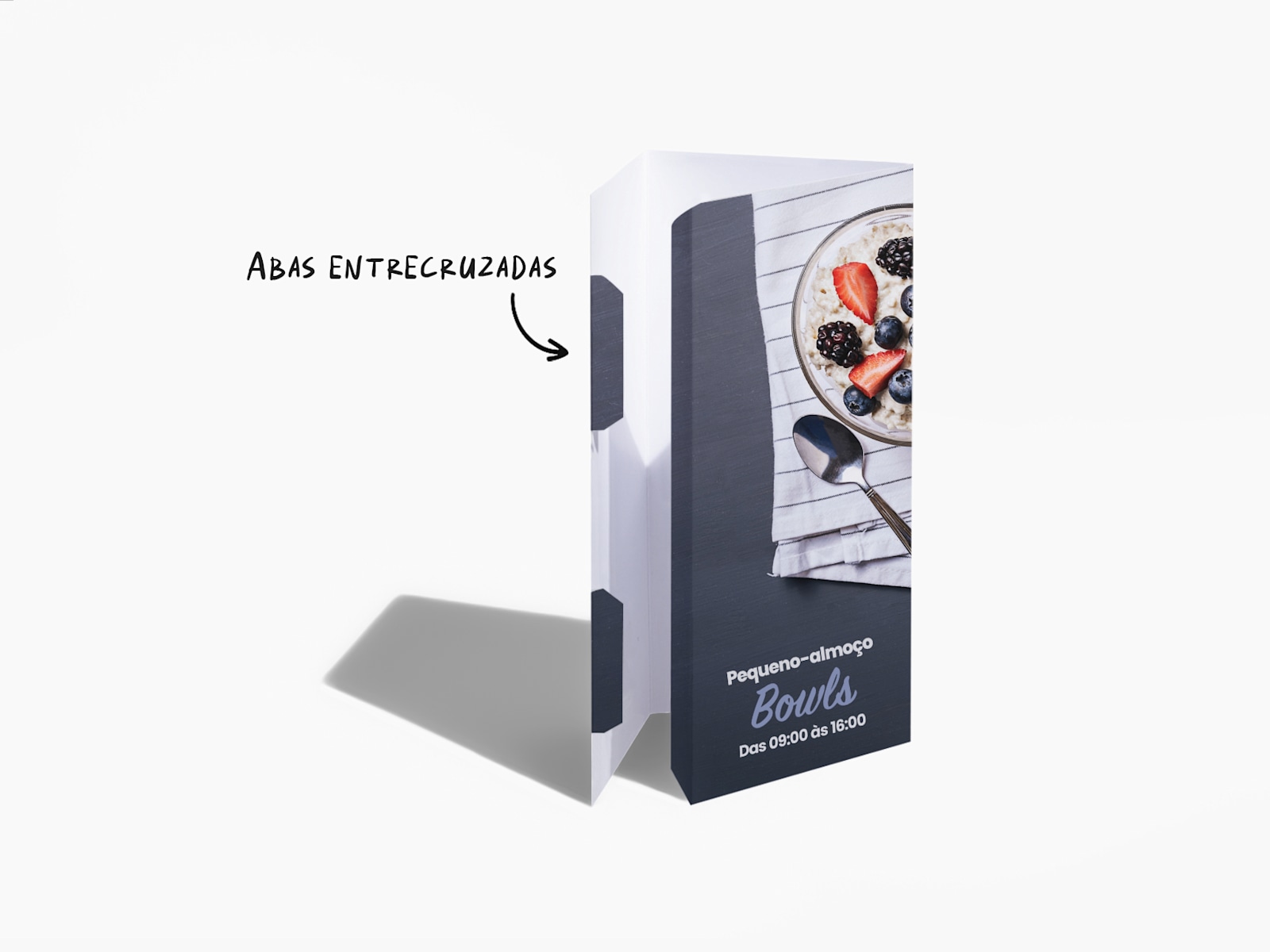 Expositores para mesa com 3 faces 4
