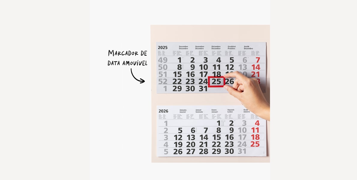 Calendários para empresas 2