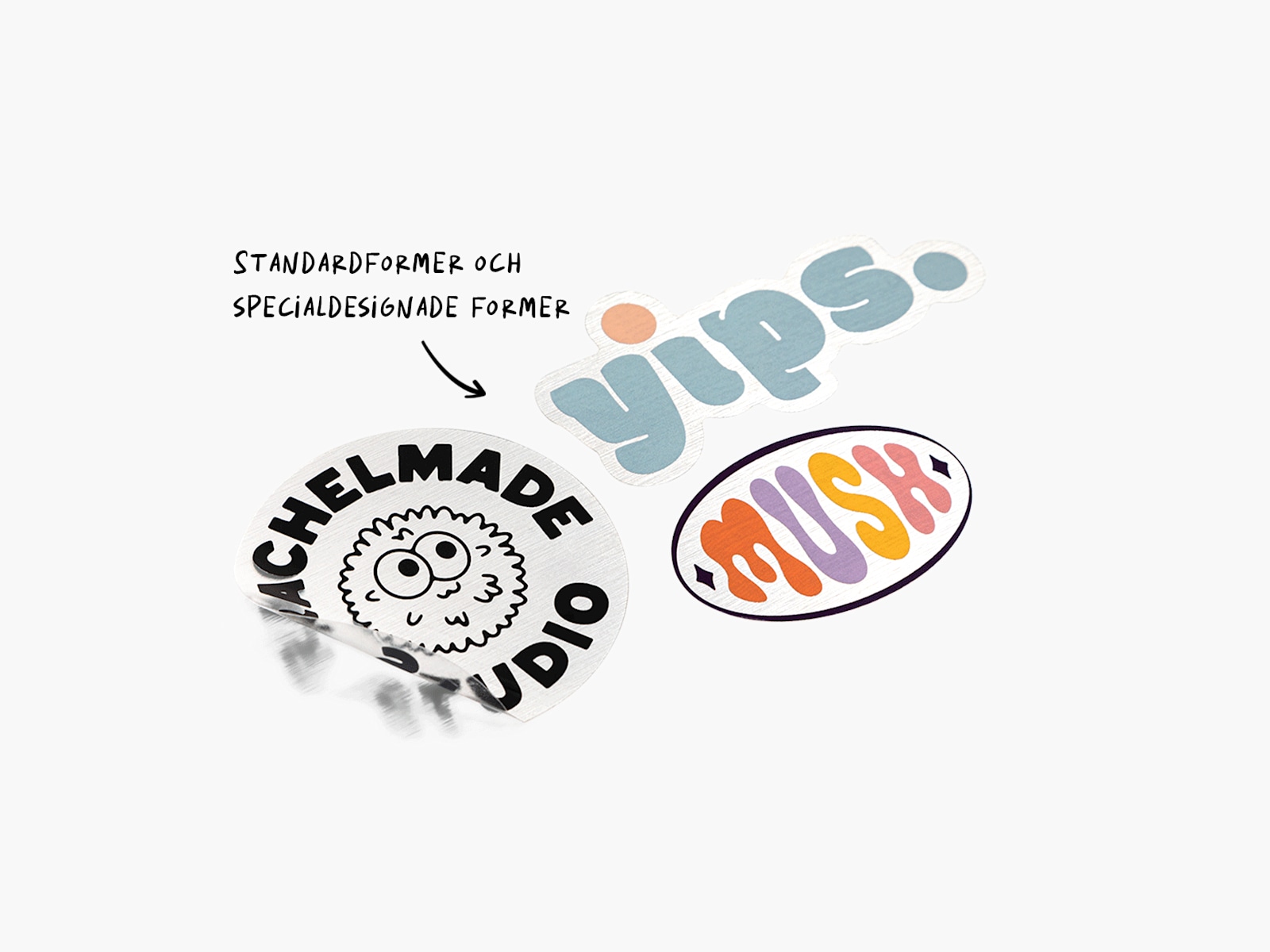 Transparenta klistermärken 4