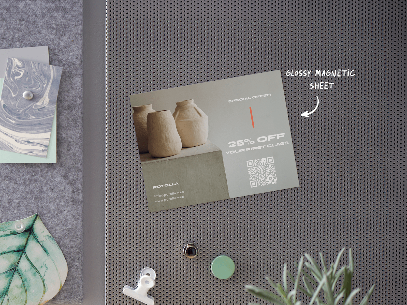 Larger version: Magnetic postcard printing