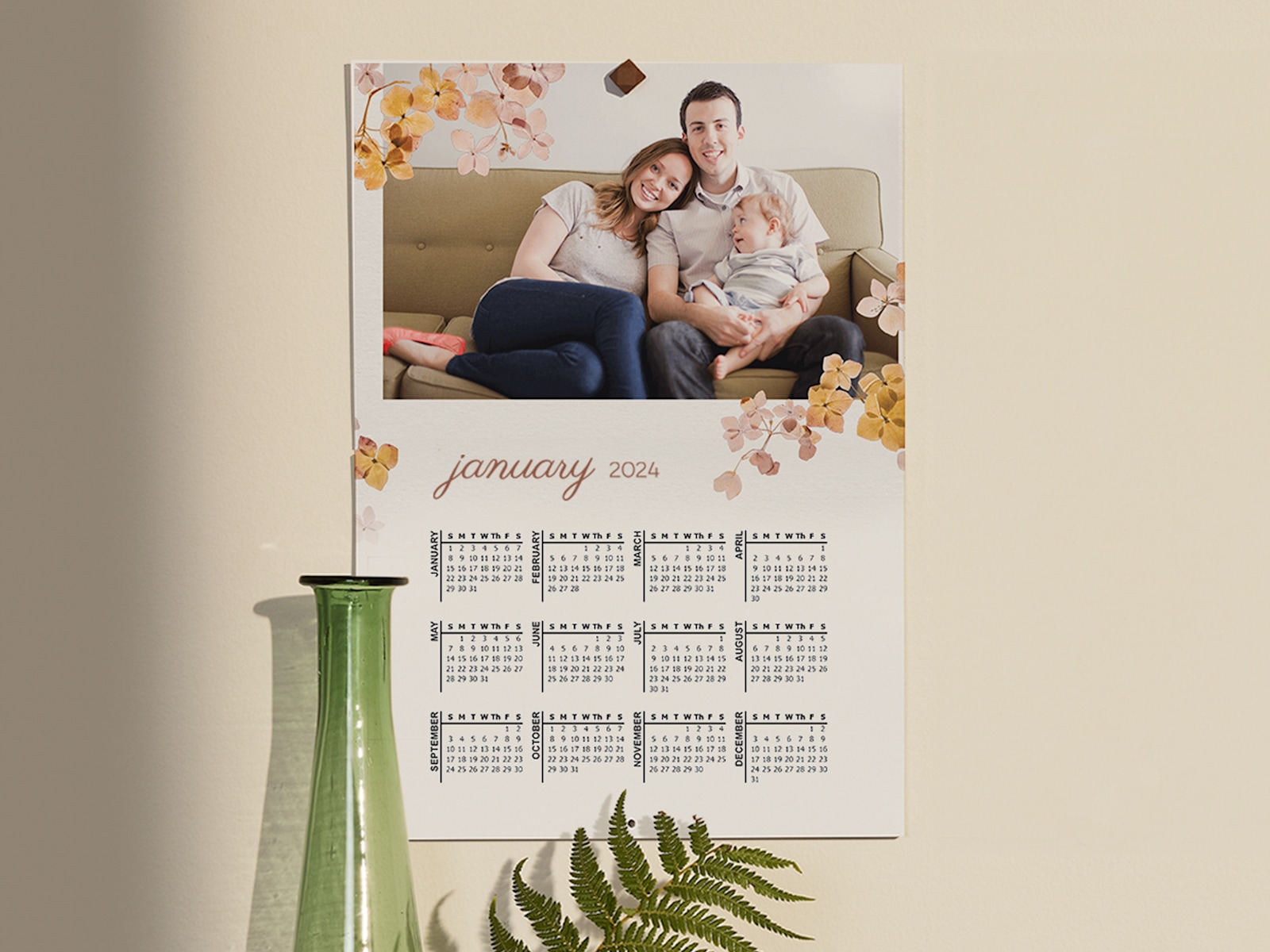 Personalised Poster Calendars 2024 with photos VistaPrint AU