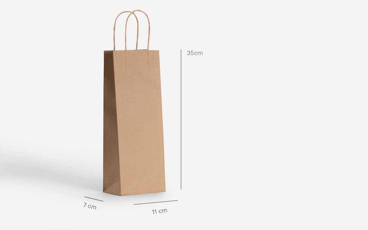 Wine bottle paper discount bags