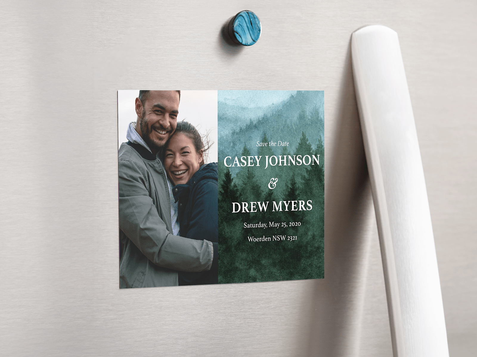 Custom printed postcard magnets