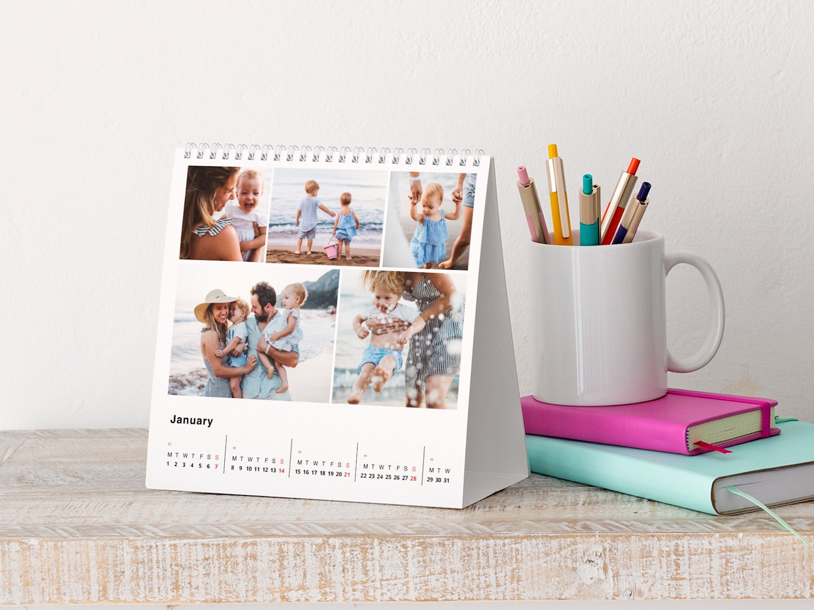 Desk Calendars 2024 Personalised desk calendars Vistaprint AU