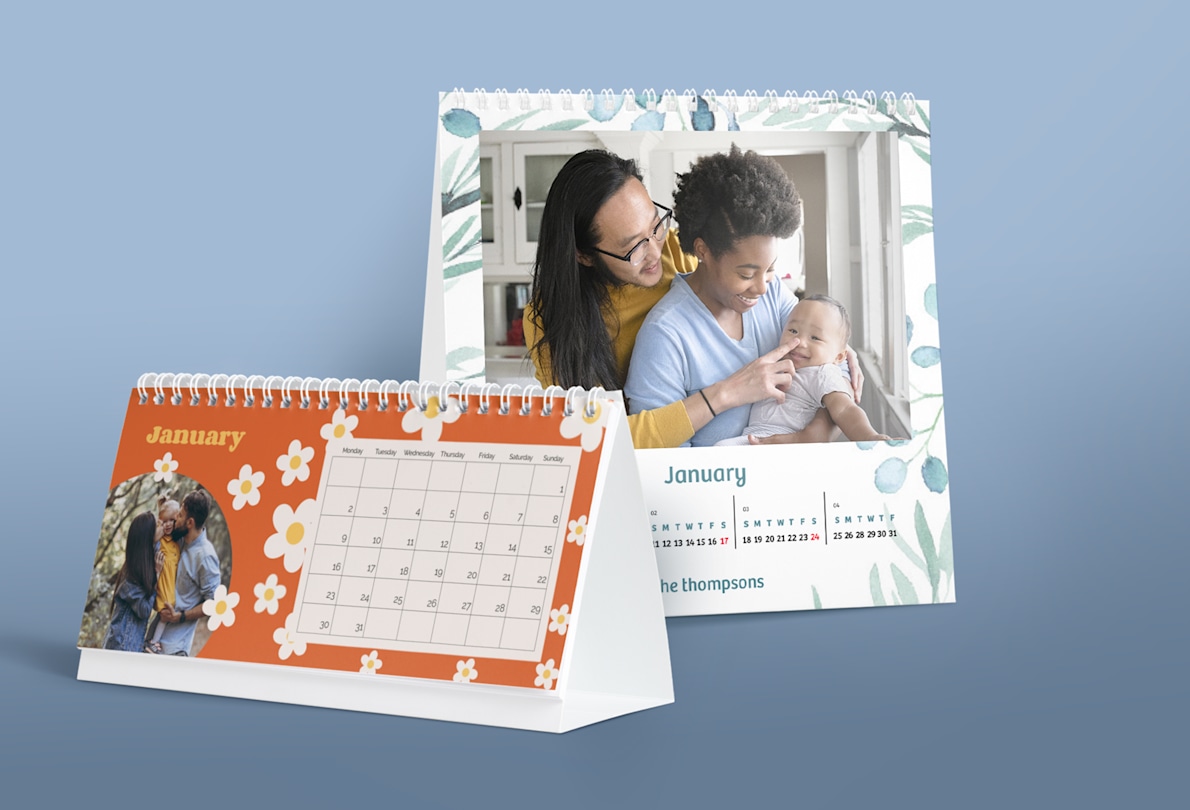 Desk Calendars 2024 Personalised desk calendars Vistaprint AU