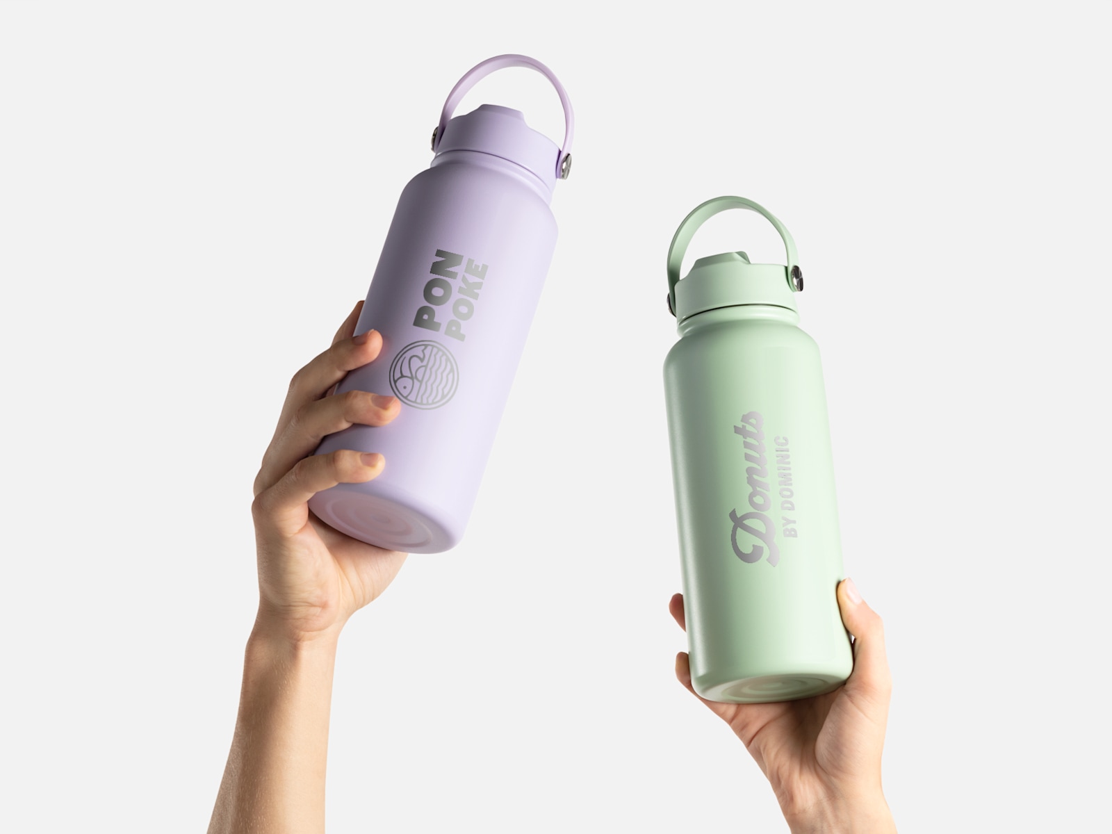 insulated water bottle with straw