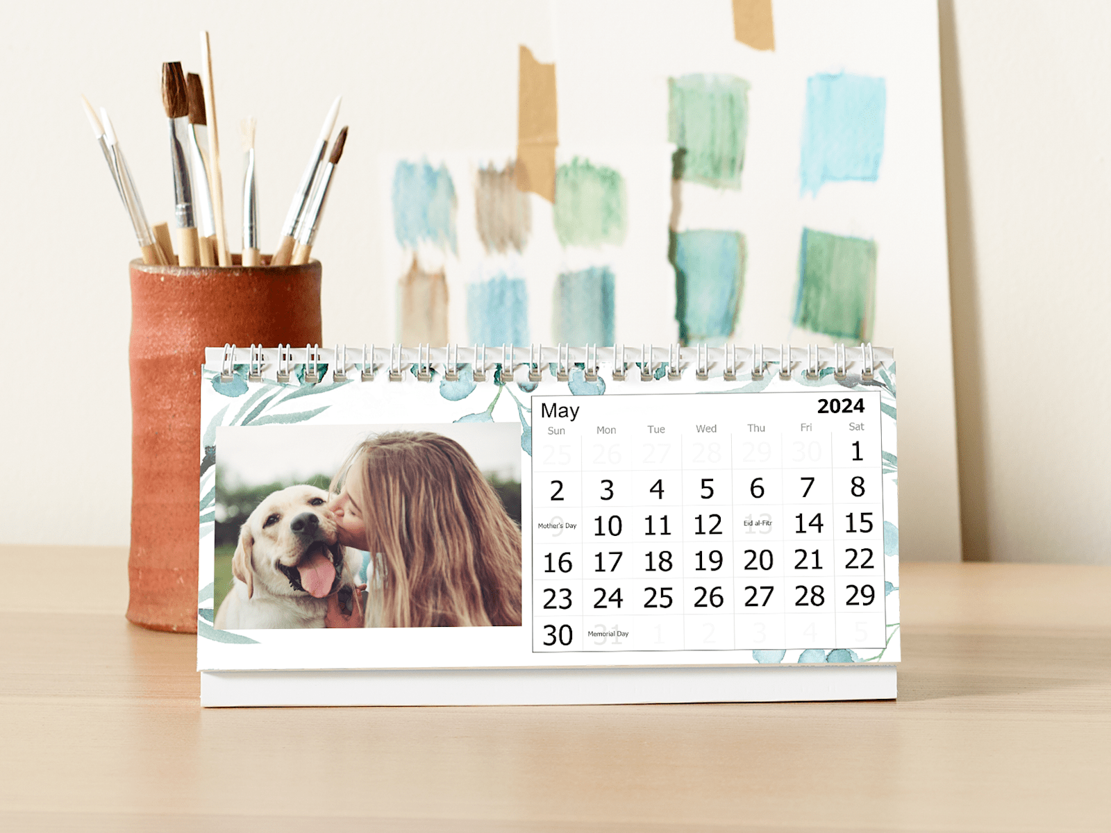 Desk Calendars 2024 Personalised desk calendars Vistaprint AU