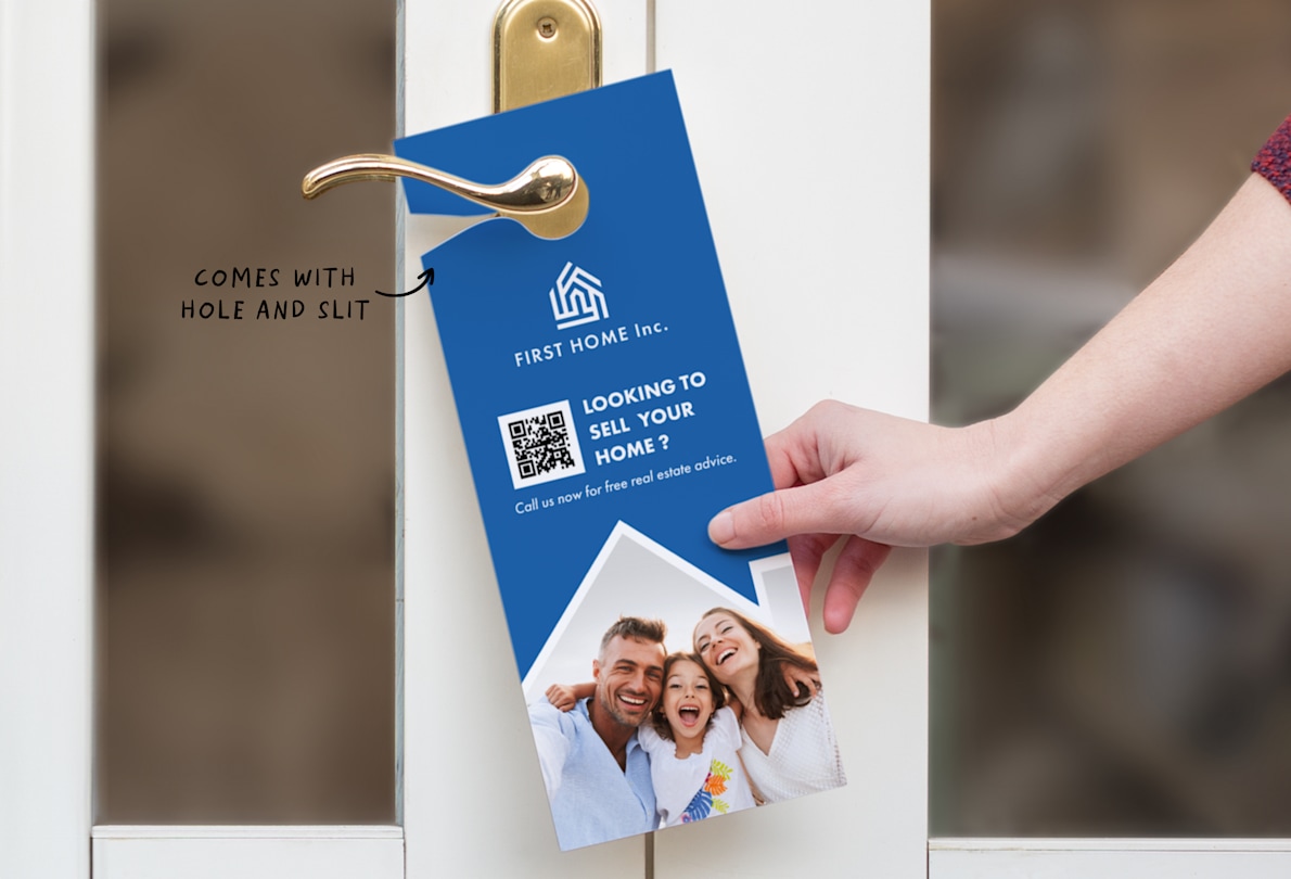 Custom Door Hanger Printing VistaPrint AU