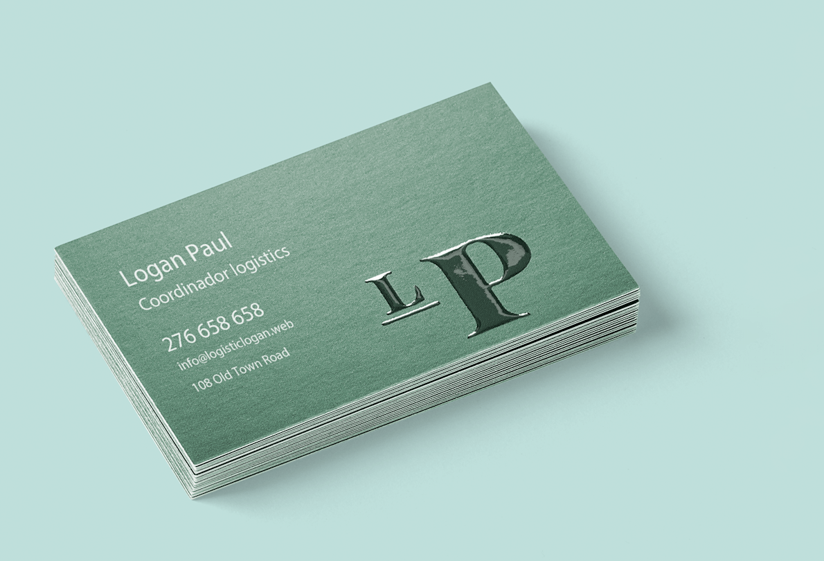 Spot uv business cards