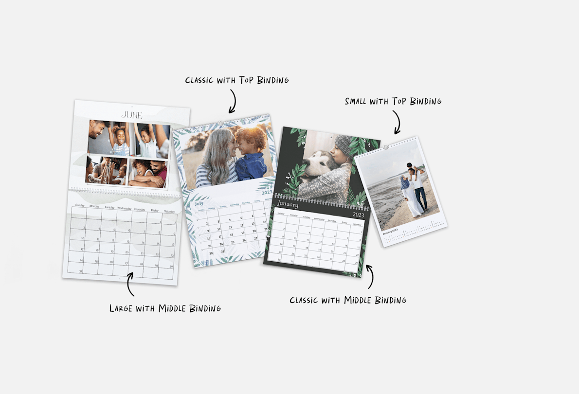 Wall Calendars Print Photo calendars 2025 Vistaprint
