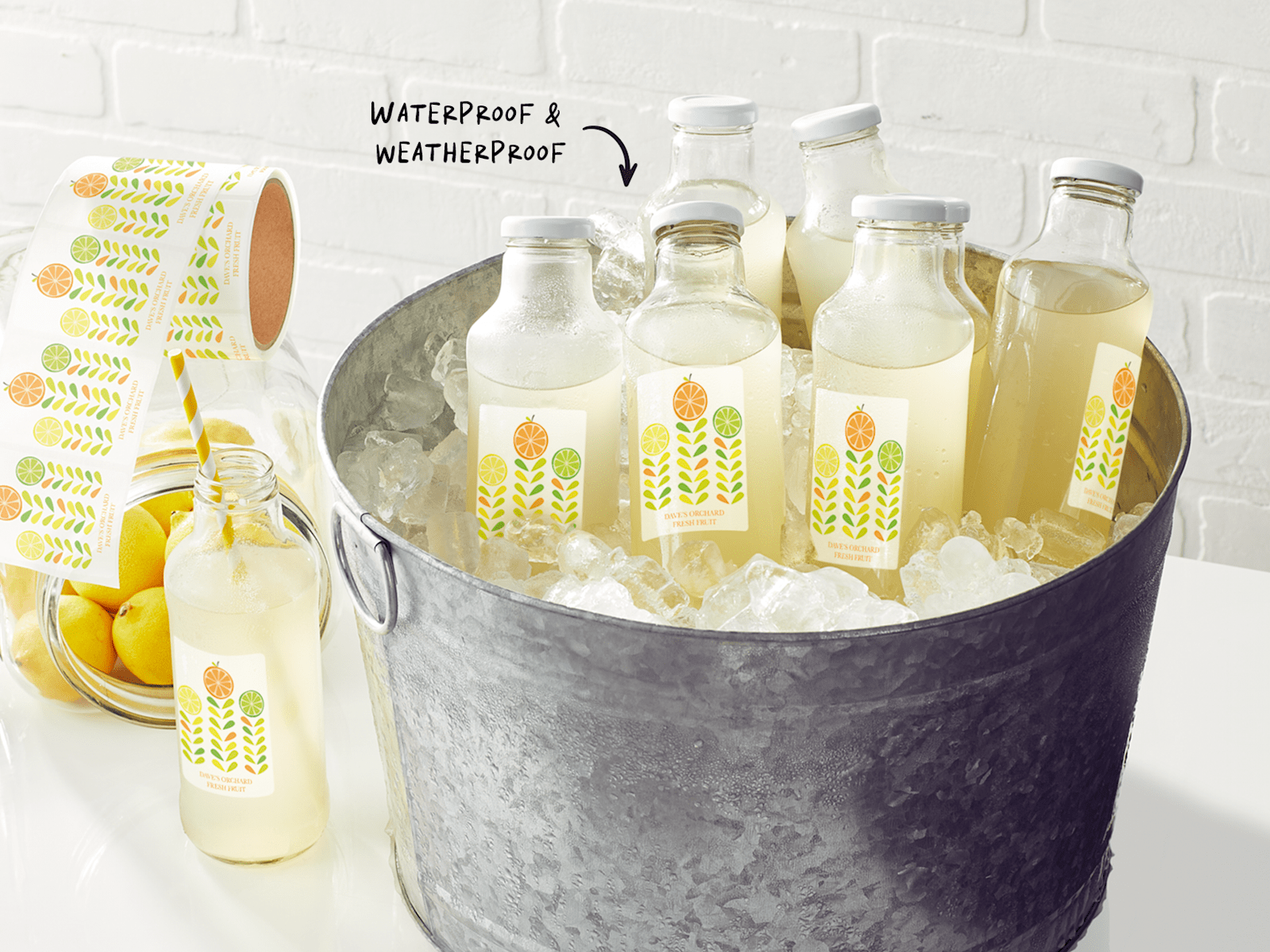 Waterproof Roll Labels 3